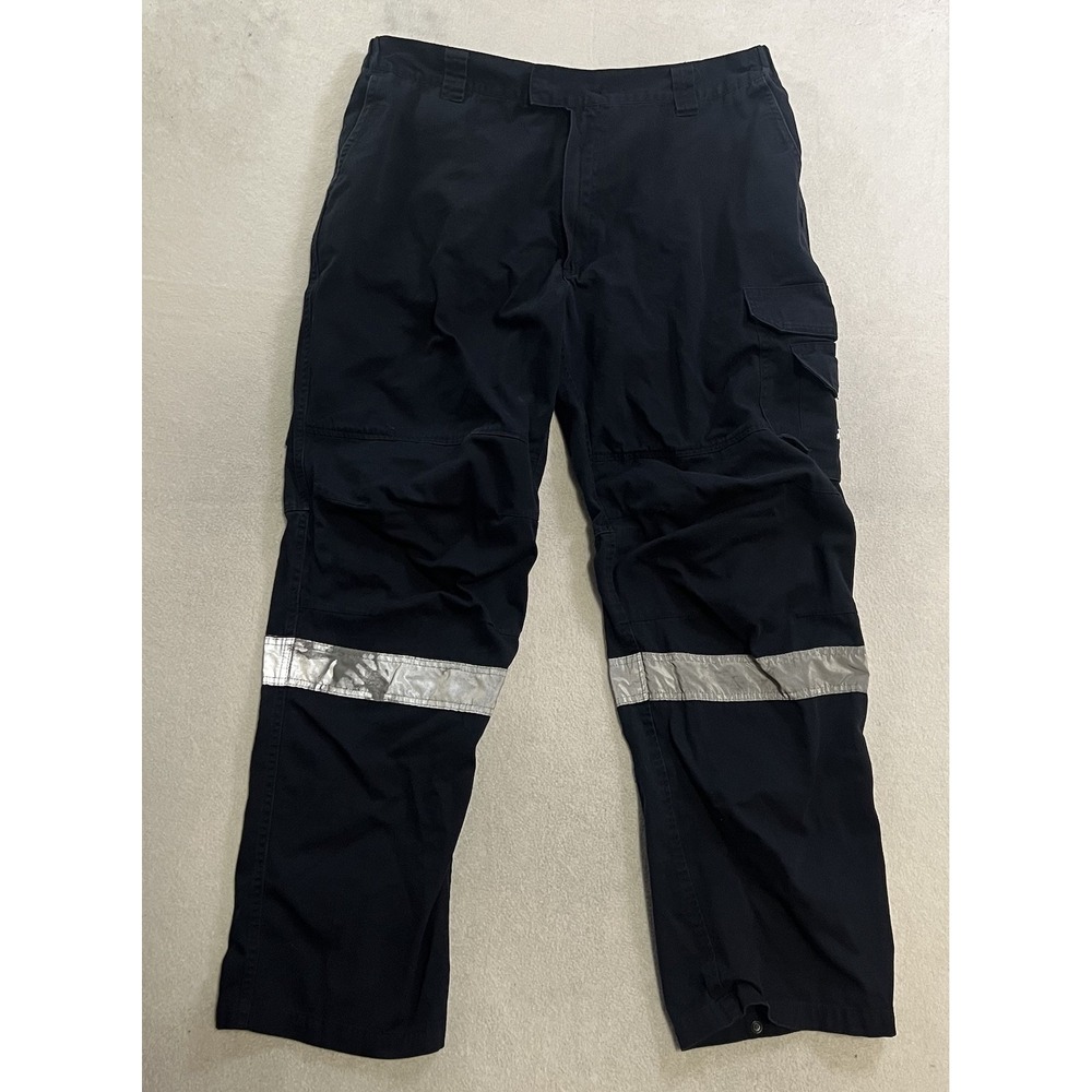 Scandia Maritime Outfitters Reflective Cargo Pants Mens XL Blue Work Pants